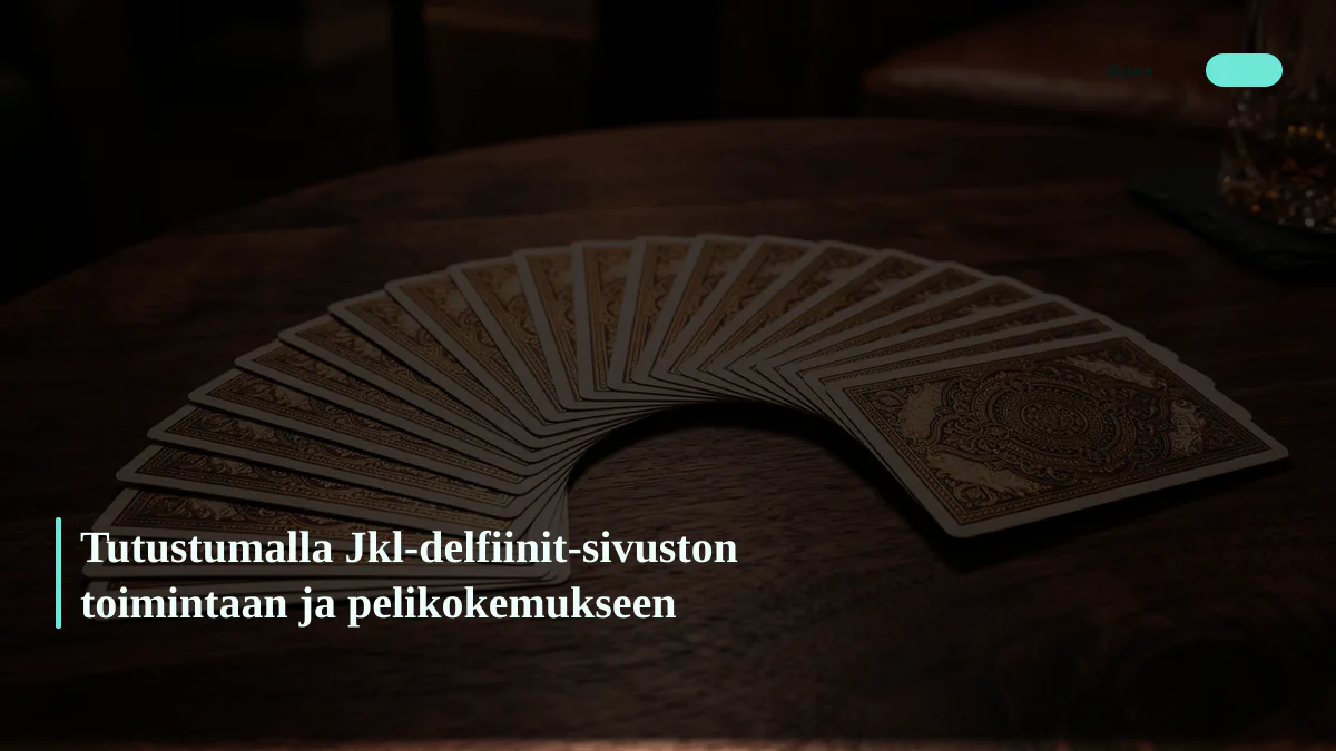 Tutustumalla Jkl-delfiinit-sivuston toimintaan ja pelikokemukseen