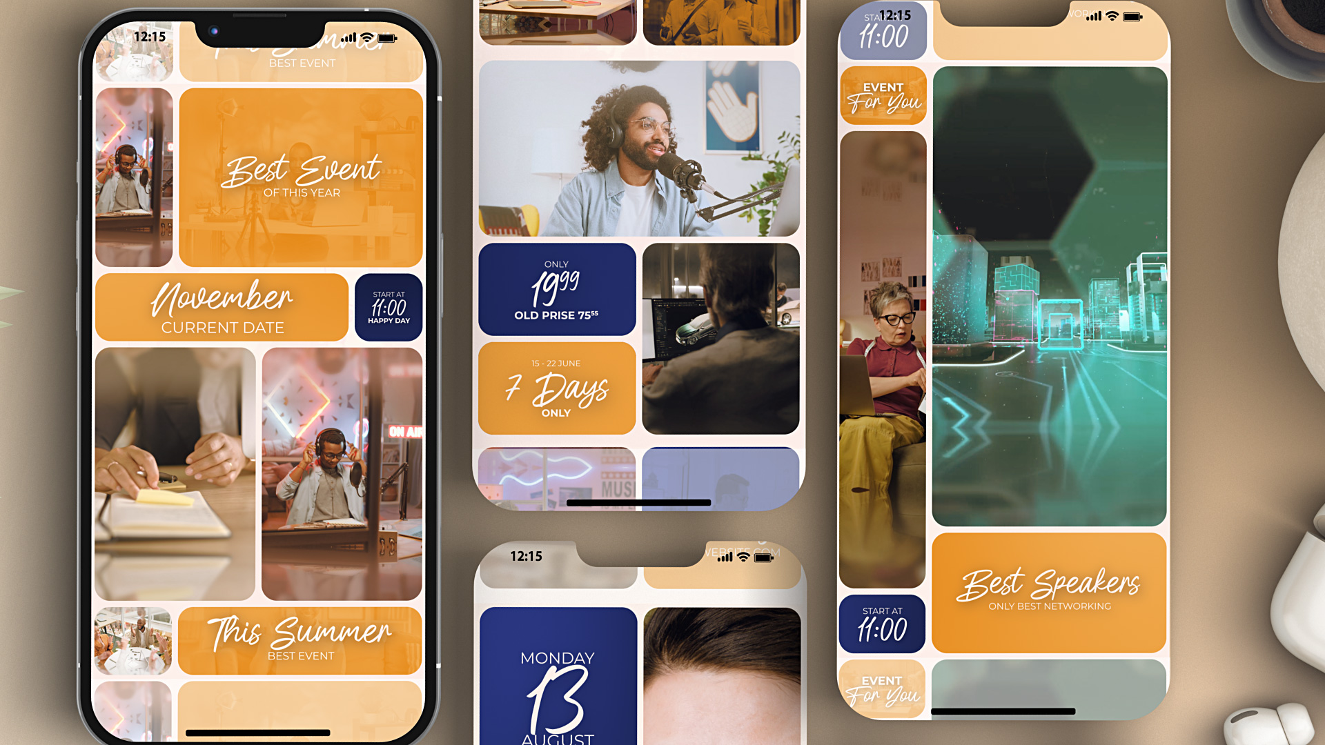 E-Learning Event Multi Screen Instagram Reel Split