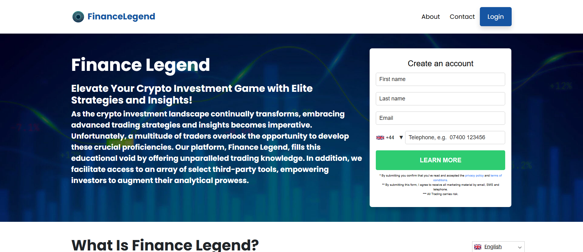 Stored capture of finance-legend.app