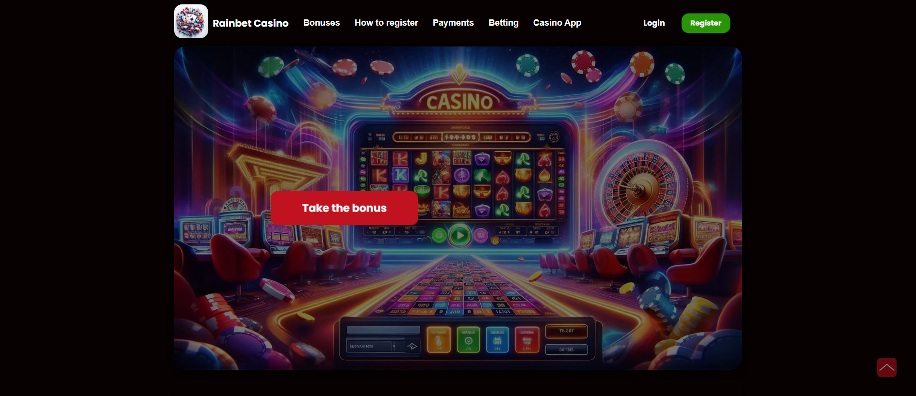 Forensic screenshot of rain-bet.nz showing the phishing page layout