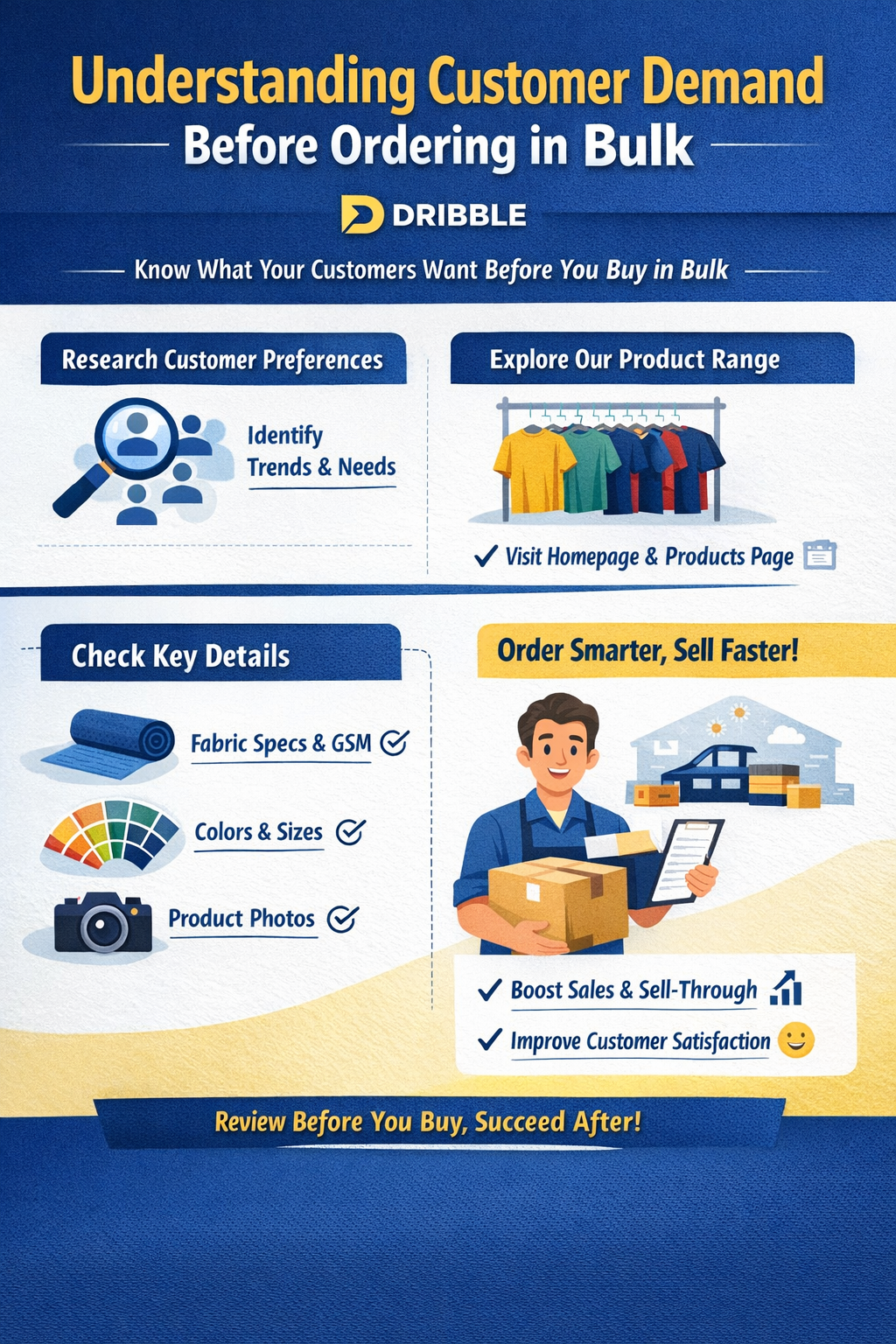 How to plan or choose MOQ, GSM or Fabric for your requirement?