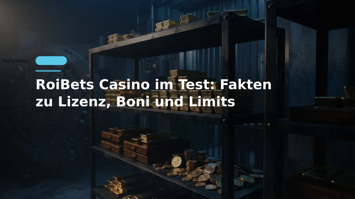 RoiBets Casino im Test: Fakten zu Lizenz, Boni und Limits