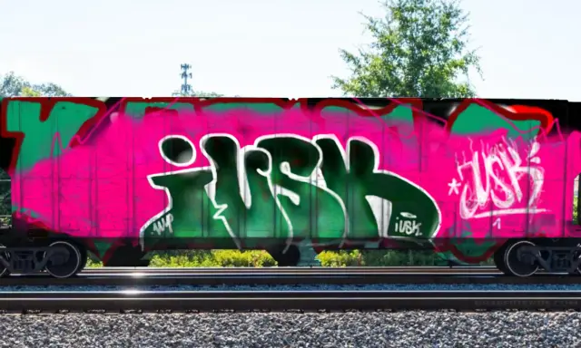 Graffiti artwork by iUSK