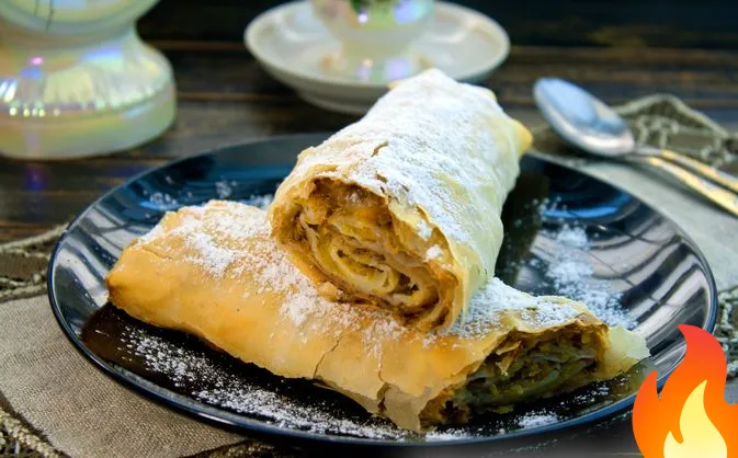 Фото Бундевара (штрудель с тыквой)