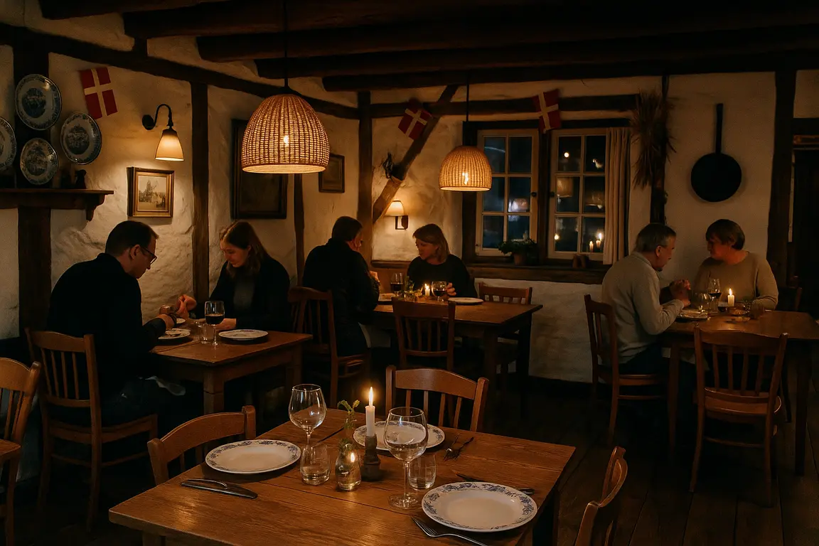 Hyggelig restaurantmiddag i Midtjylland med smukke tidstypiske omgivelser