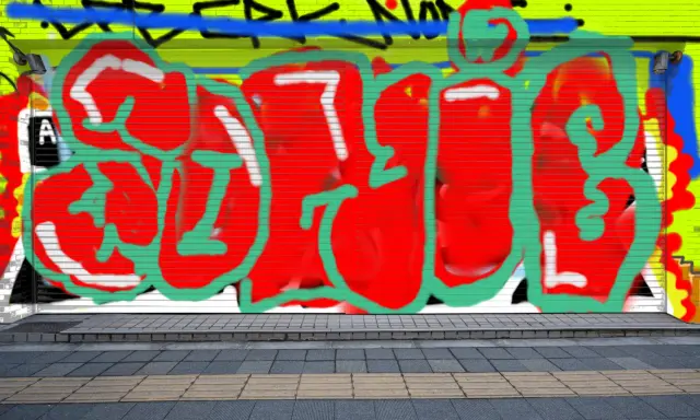Graffiti artwork by anthony
