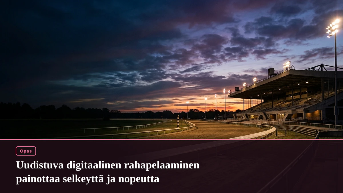 Uudistuva digitaalinen rahapelaaminen painottaa selkeyttä ja nopeutta