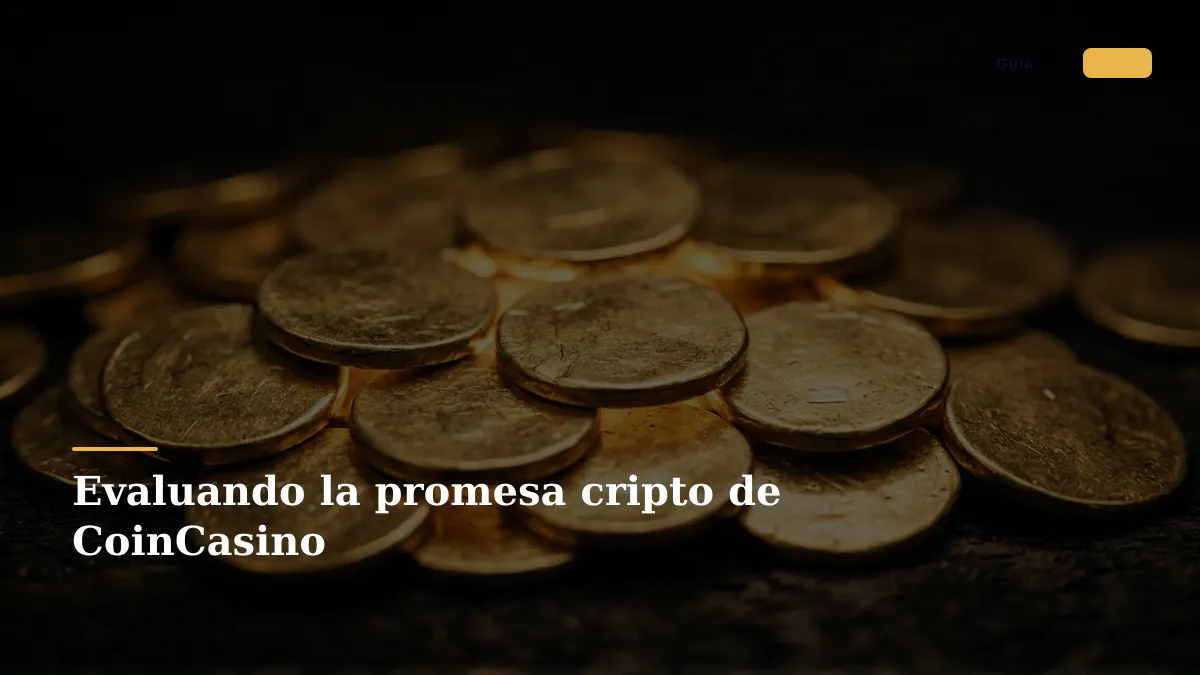 Evaluando la promesa cripto de CoinCasino