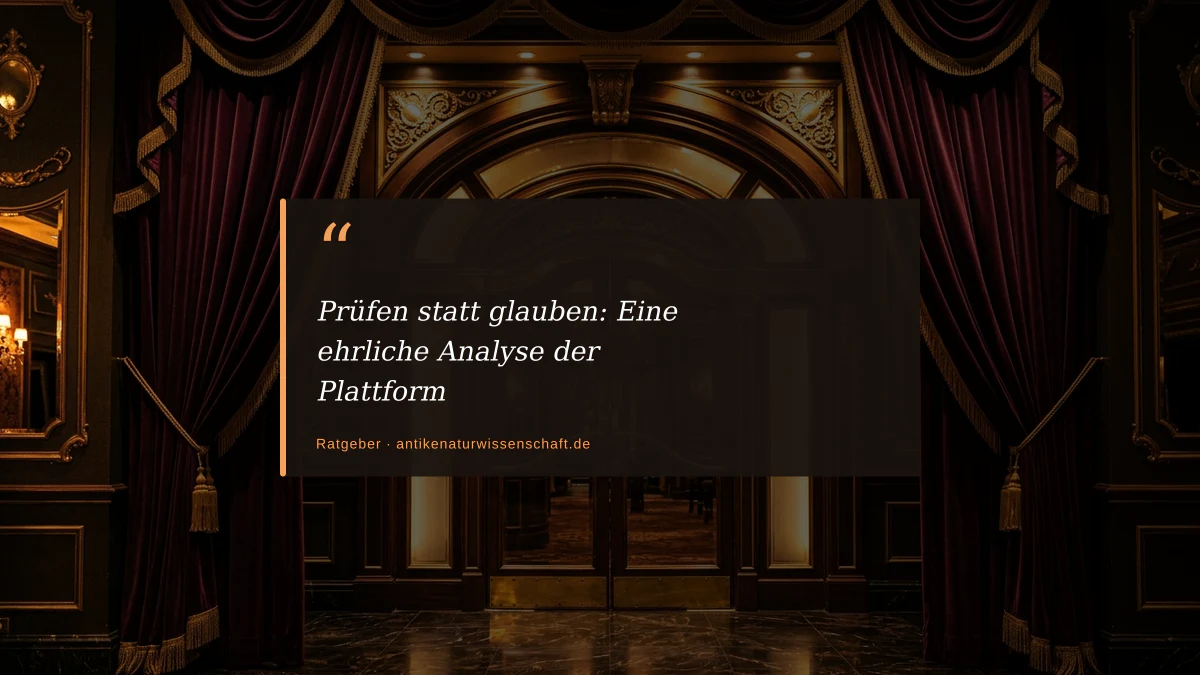 Prüfen statt glauben: Eine ehrliche Analyse der Plattform
