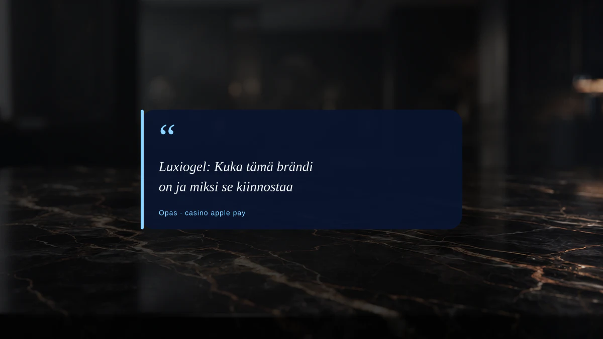 Luxiogel: Kuka tämä brändi on ja miksi se kiinnostaa