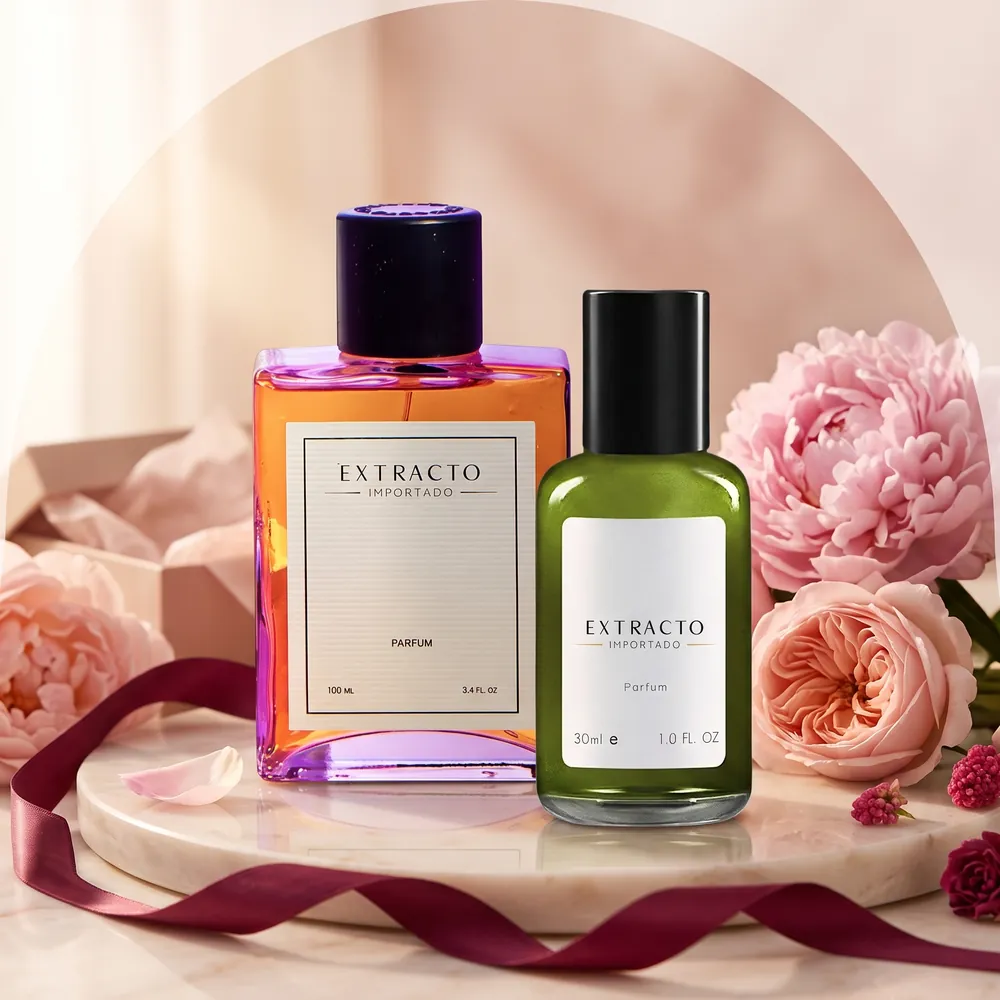 Pack Día de la Madre: perfume de 100 ml y perfume de 30 ml entre flores