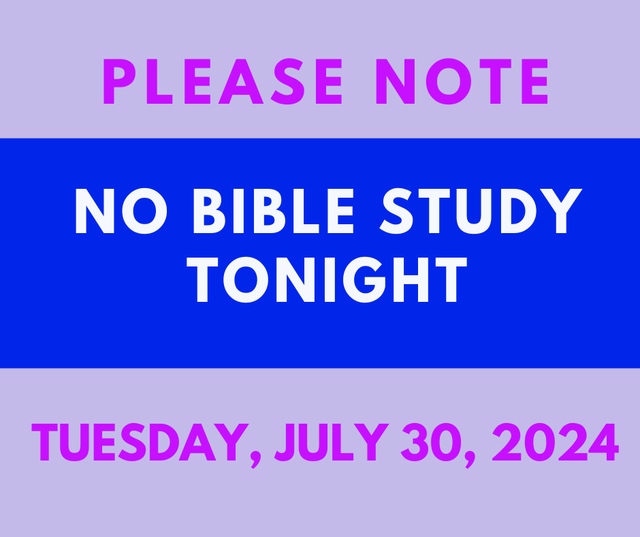 No-Bible-Study-July30