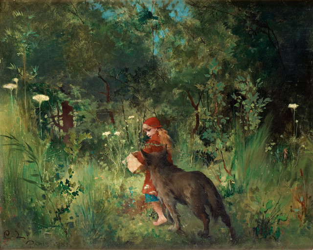 Carl-Larsson-Little-Red-Riding-Hood-1881