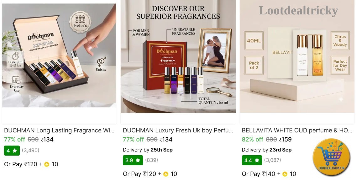 Perfume Combo From – Just ₹134 | Huge Savings Offer