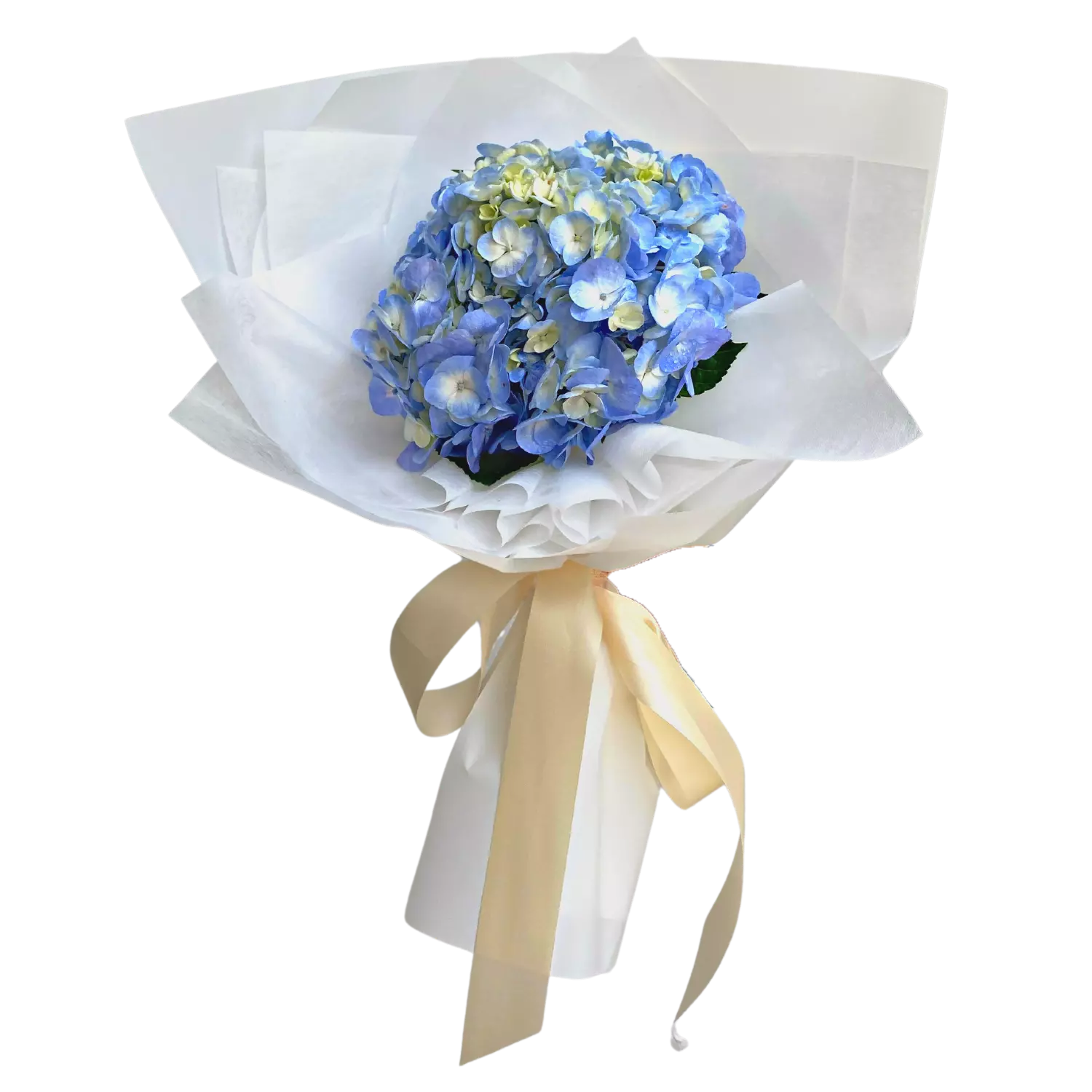 Crystal Blue Hydrangea Bouquet