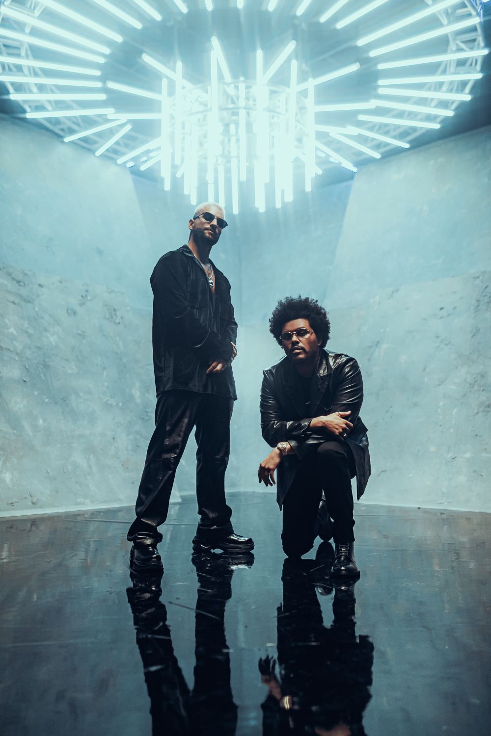 Maluma e The Weeknd in radio con Hawái Remix Maluma e The Weeknd in radio con Hawái Remix