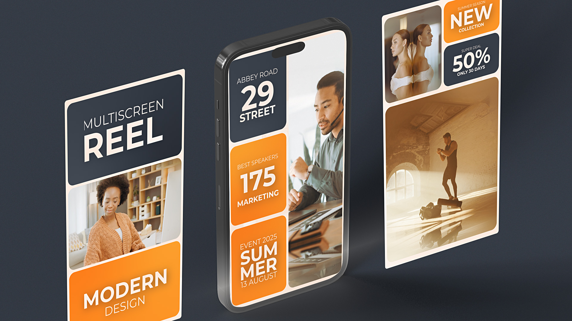 Instagram Multiscreen Vertical Reel