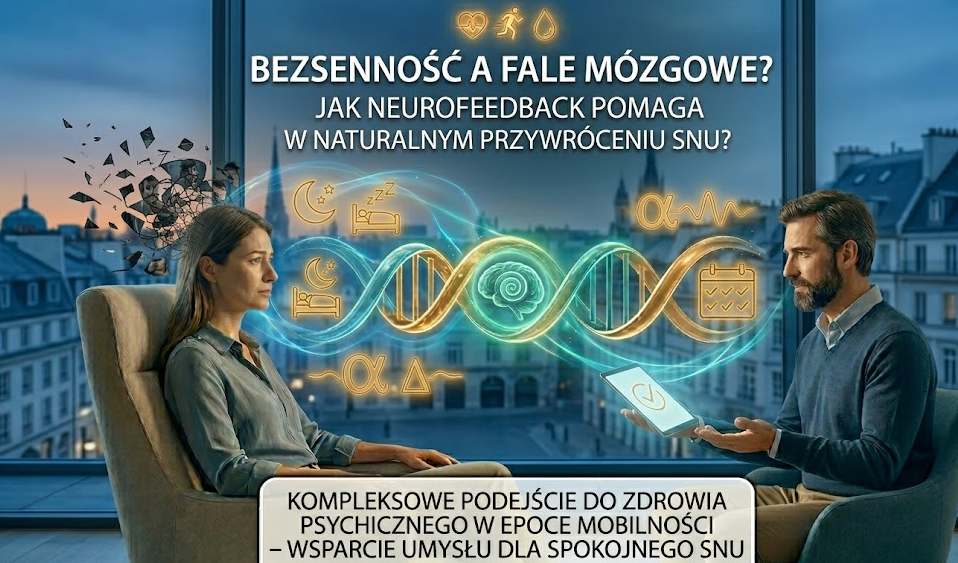 Bezsenność a fale mózgowe: jak neurofeedback pomaga w naturalnym przywróceniu snu?