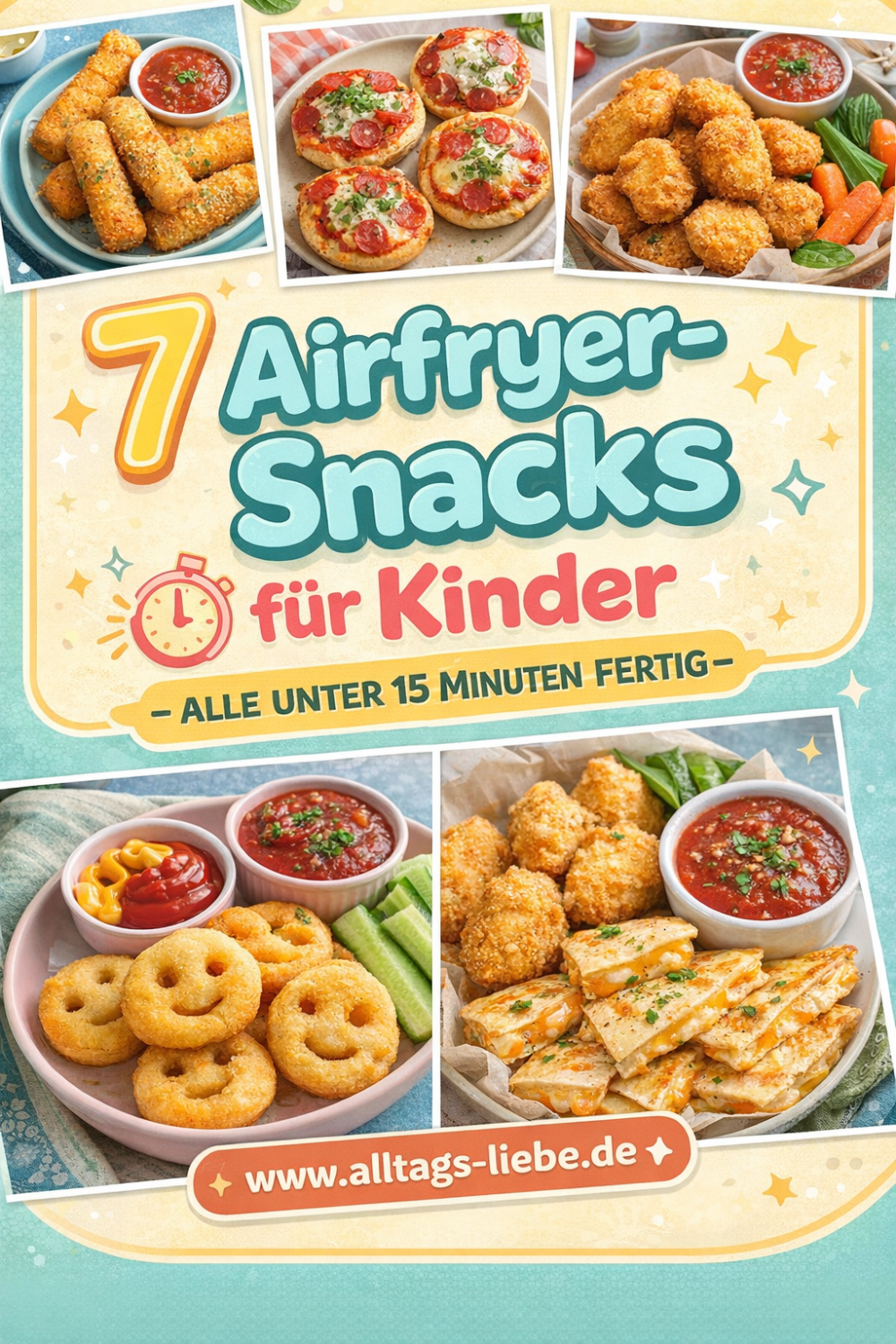 Beispiel Static Pin Airfryer-Snacks für Kinder
