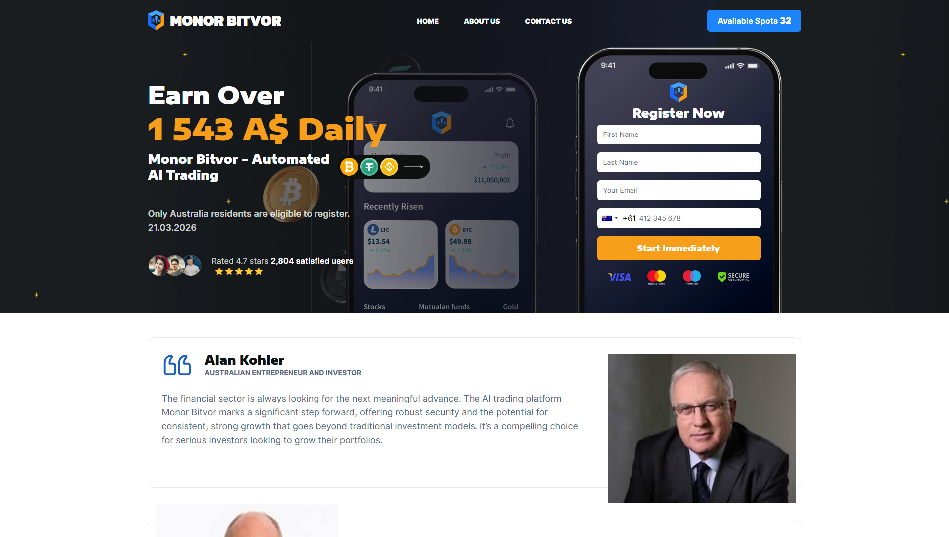 Screenshot of monor-bitvor.com