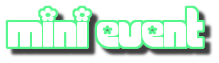A logo in the usual Seasons font with the Summer colour, reading, Mini Event.