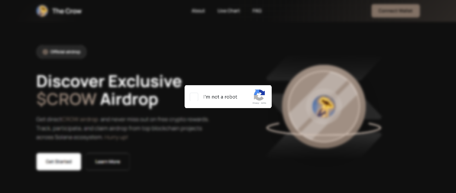 Screenshot of iscrow.xyz