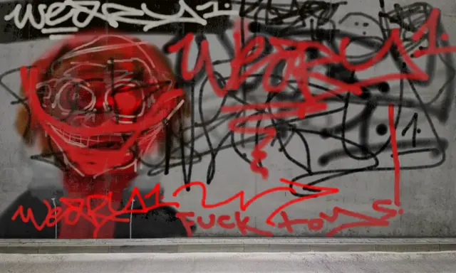 Graffiti artwork by DECAY