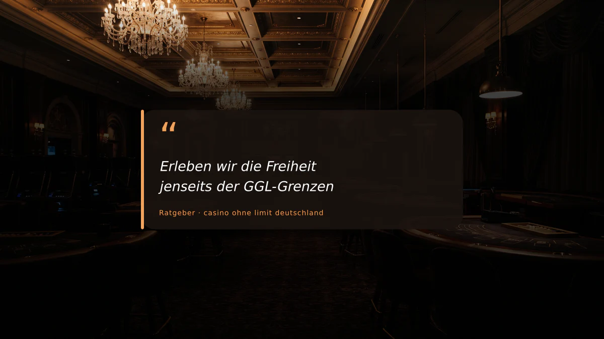 Erleben wir die Freiheit jenseits der GGL-Grenzen