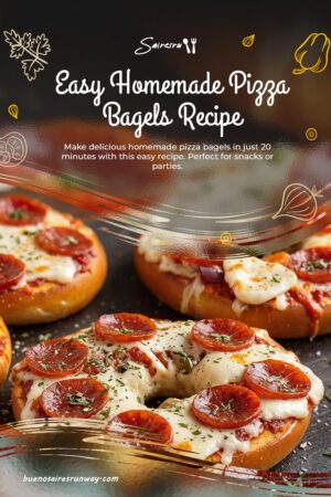 Easy Homemade Pizza Bagels Recipe
