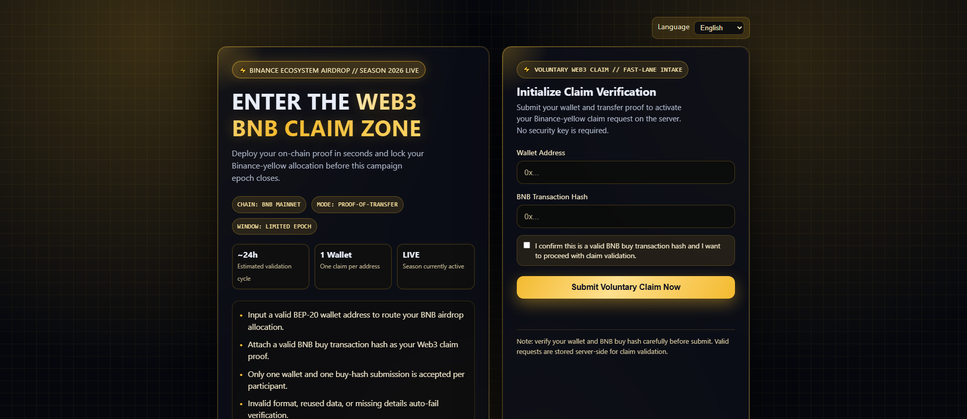 Forensic screenshot of [REDACTED] showing the phishing page layout