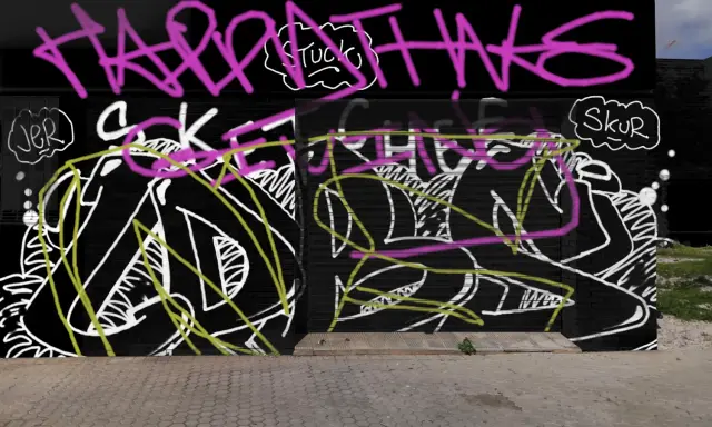 Graffiti artwork by eez