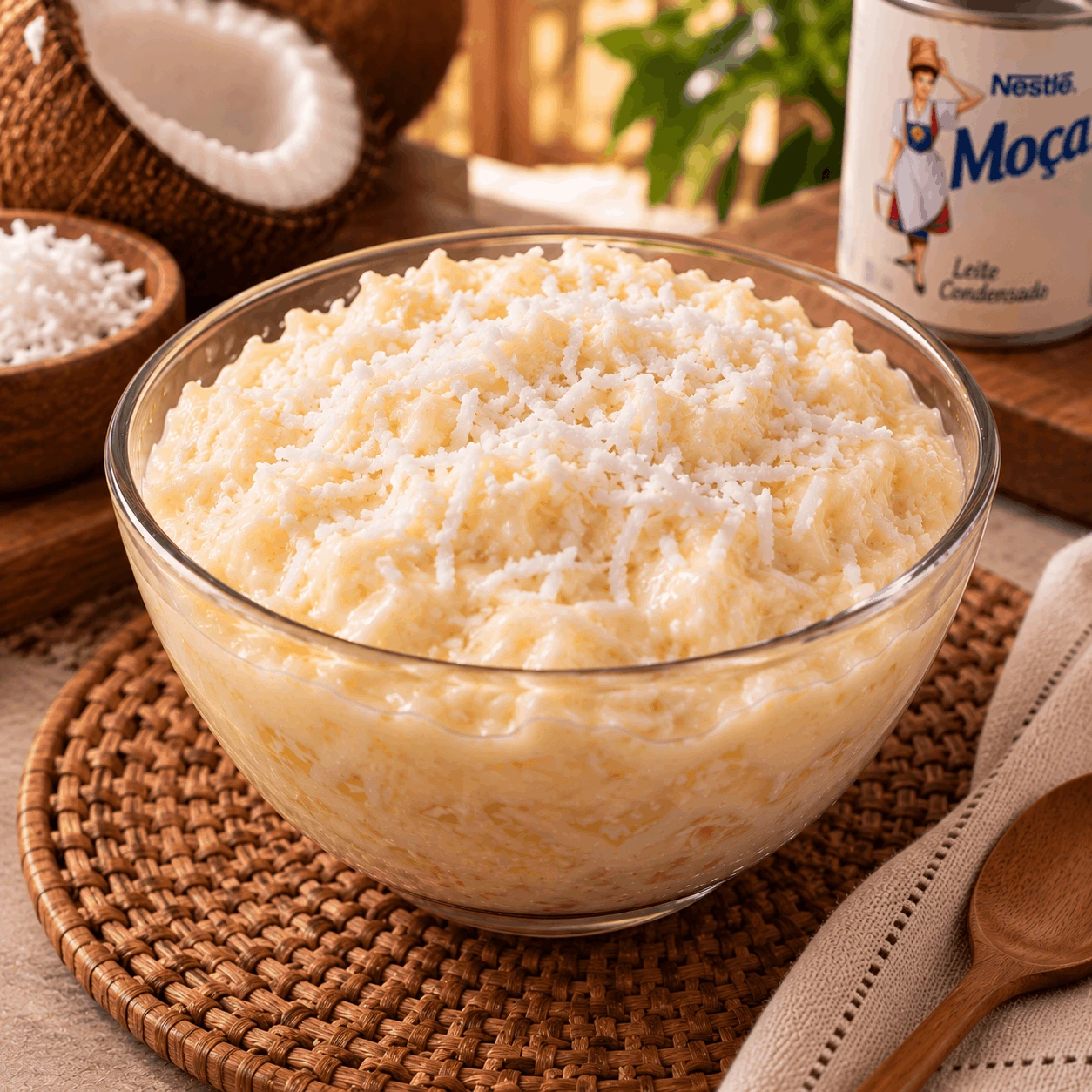 creme de moça com coco