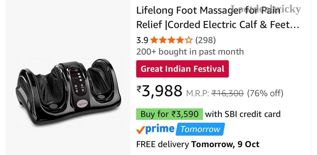Looot Lifelong Foot – Just ₹3590 | Loot Ka Maal