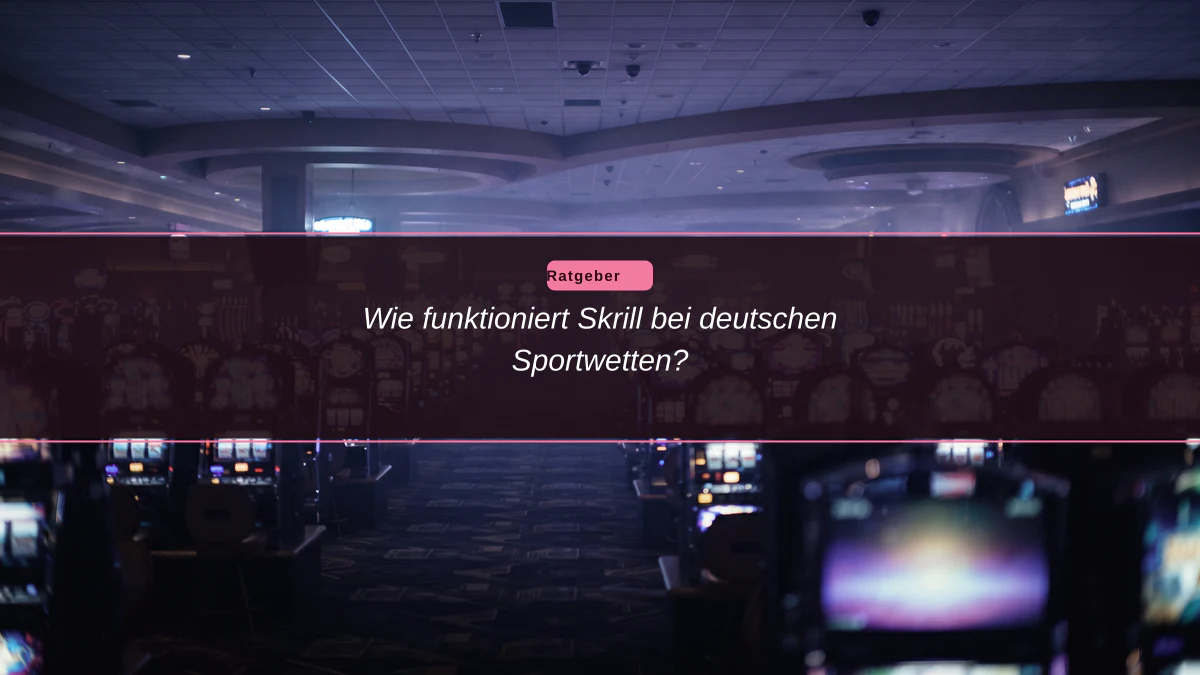 Wie funktioniert Skrill bei deutschen Sportwetten?