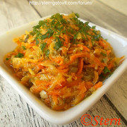 Намазка морковная с маринованными огурцами