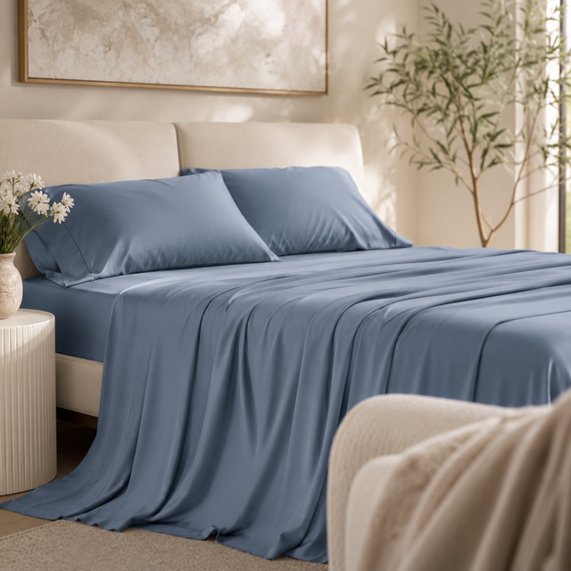 Cool Blue Bedding Set
