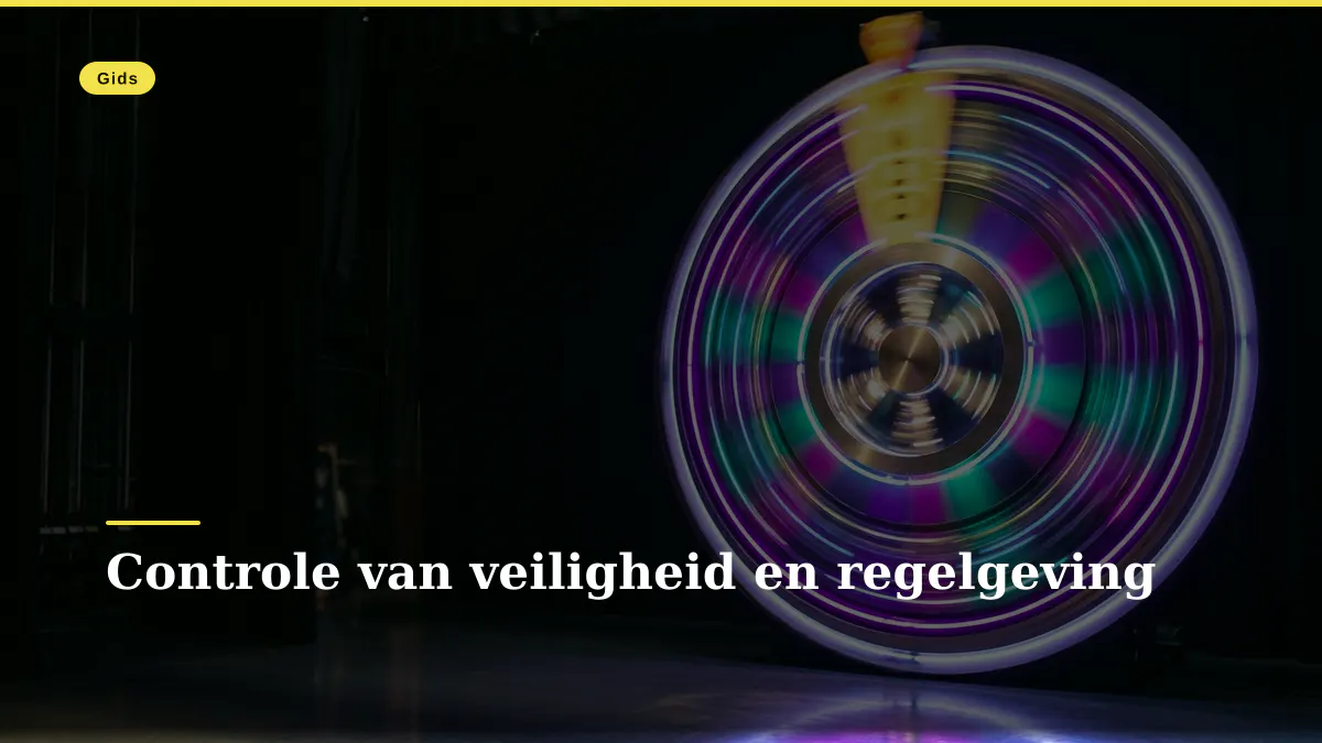 Controle van veiligheid en regelgeving