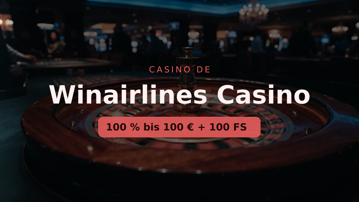 Winairlines Casino — Willkommensbonus 100 % bis 100 € + 100 FS, Zahlungen: Sofort, Bitcoin, Ethereum, Litecoin, USDT