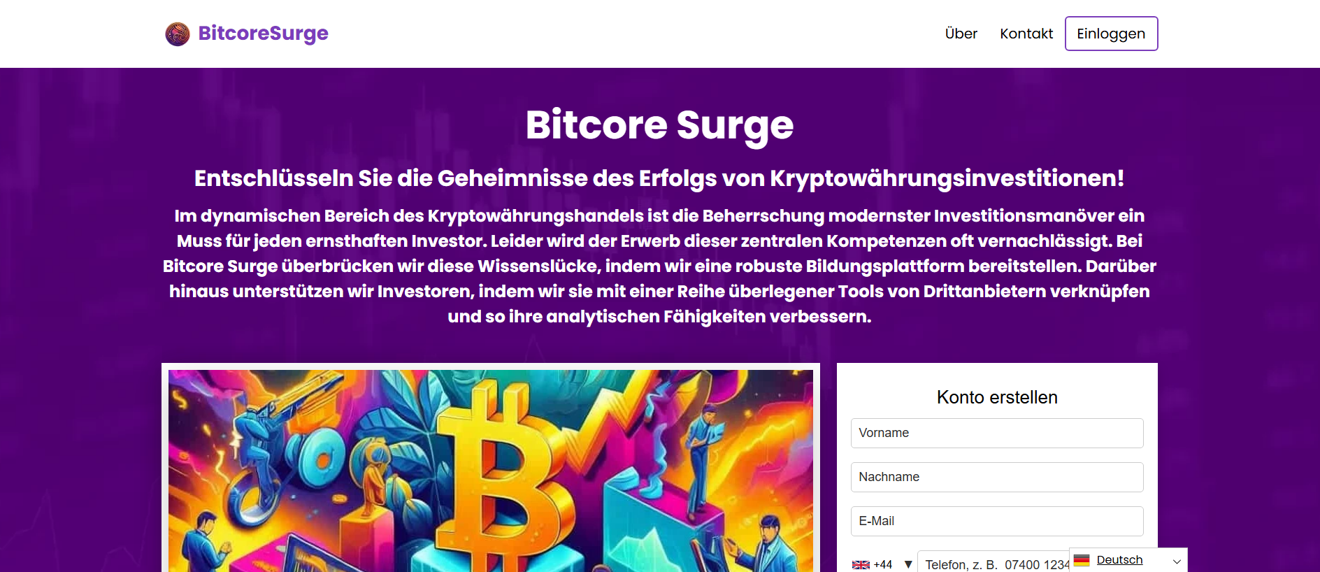 Gespeicherte Aufnahme von bitcoresurge.app