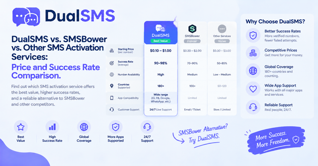SMSBower Alternative Comparison