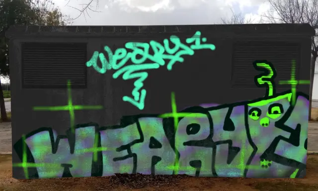 Graffiti artwork by DECAY