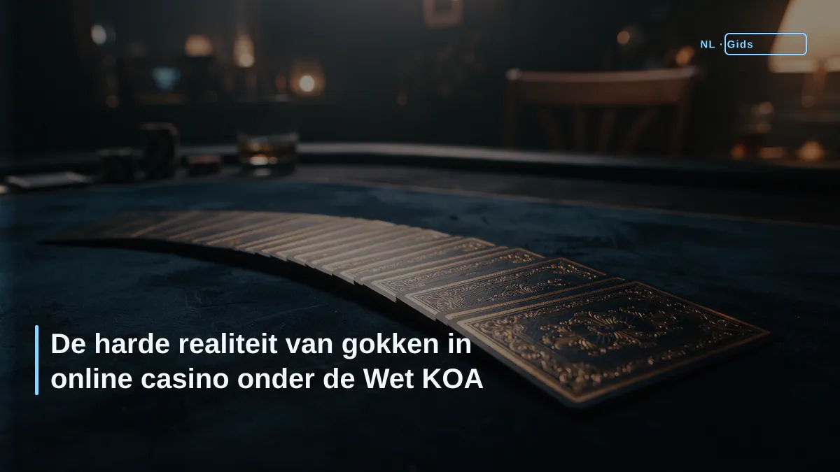 De harde realiteit van gokken in online casino onder de Wet KOA