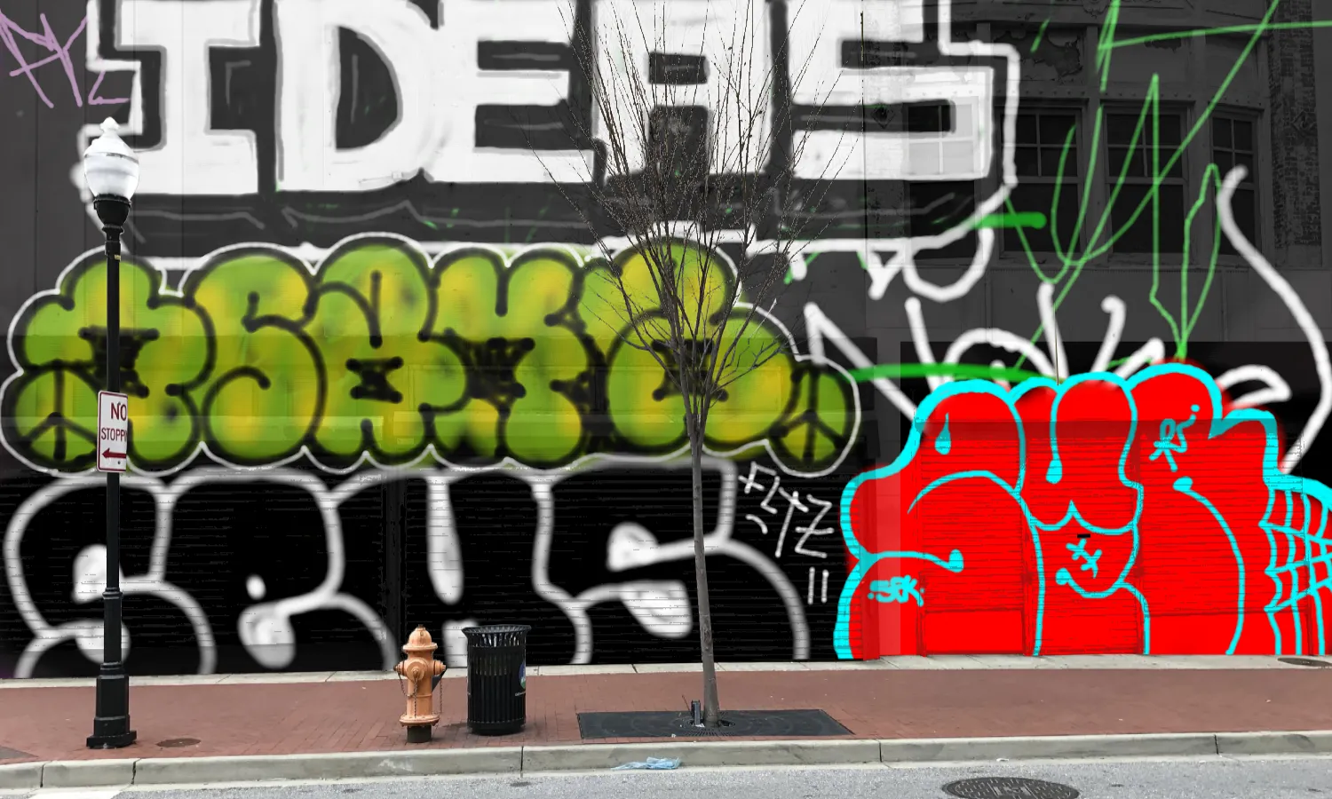 Graffiti artwork by IDEASxARGUE
