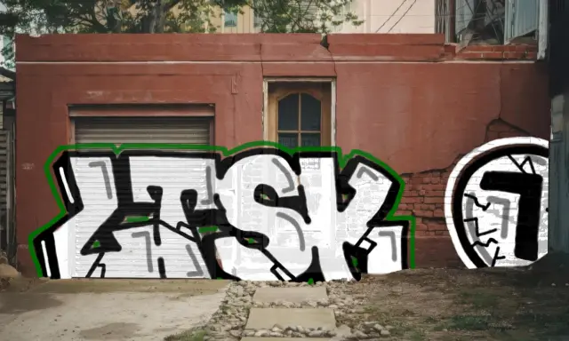 Graffiti artwork by GieKSaTauzen
