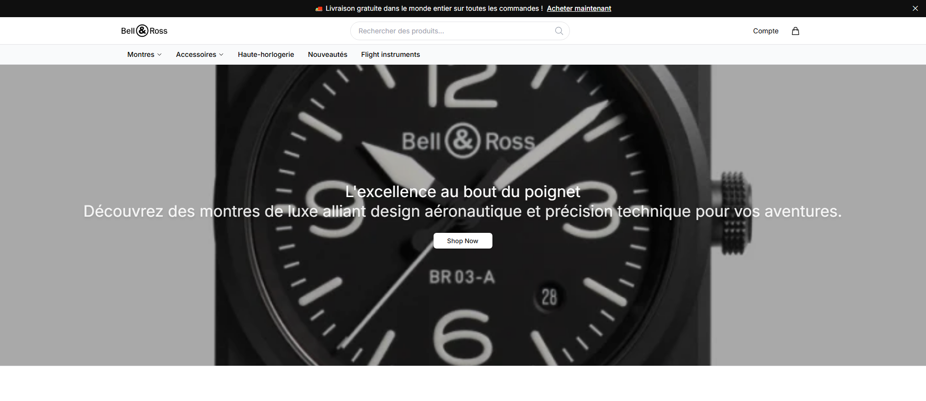 Stored capture of bellrossaccessories.shop