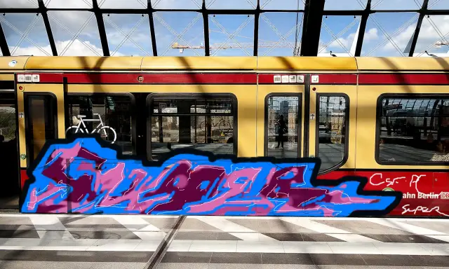 Graffiti artwork by super