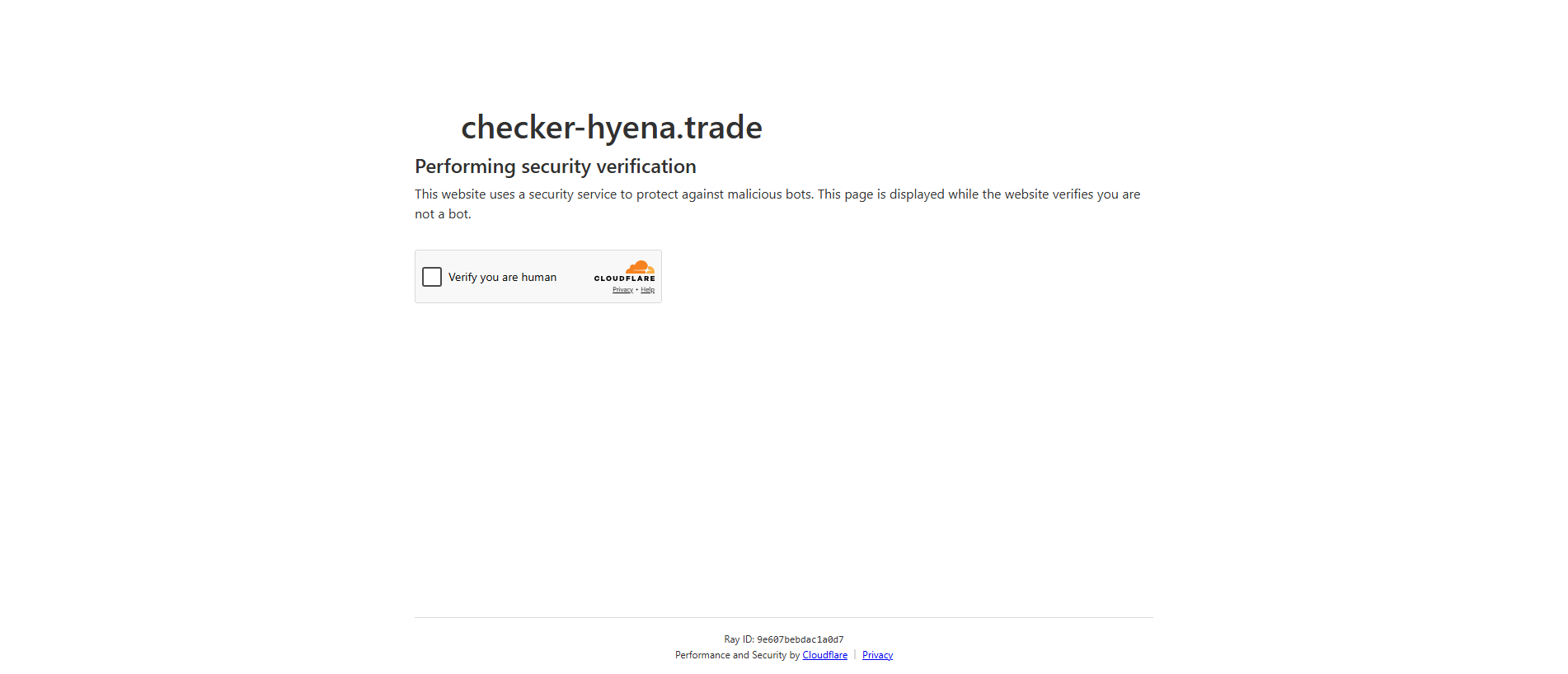 Stored capture of checker-hyena.trade