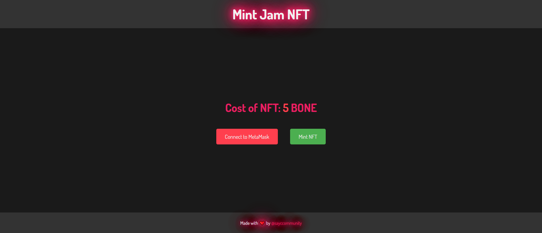Forensic screenshot of jamnft.pages.dev showing the phishing page layout