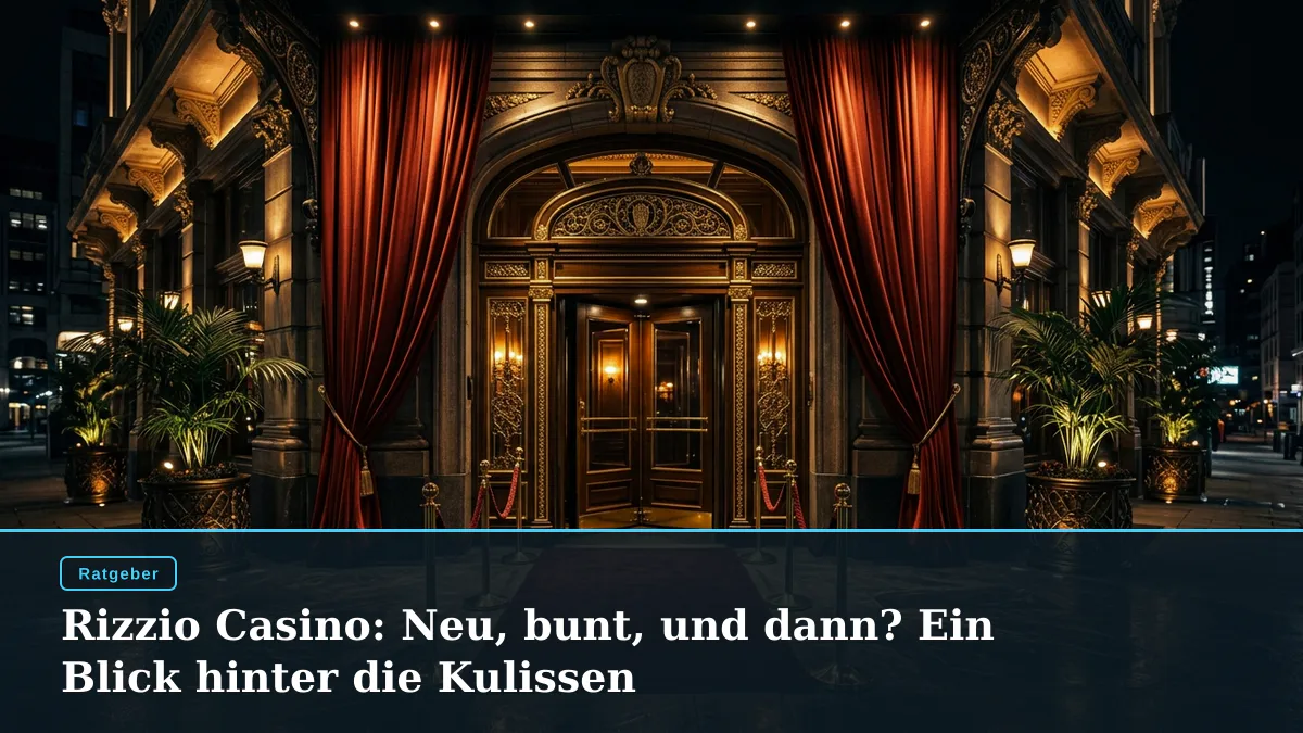 Rizzio Casino: Neu, bunt, und dann? Ein Blick hinter die Kulissen