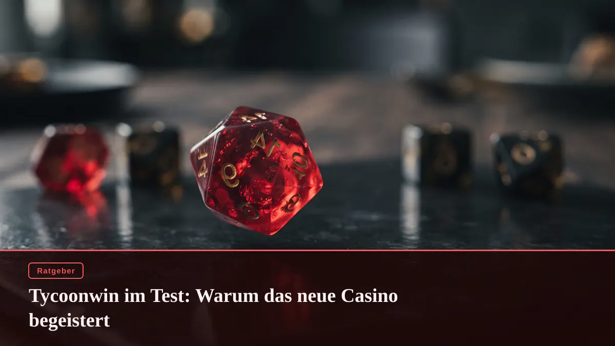 Tycoonwin im Test: Warum das neue Casino begeistert